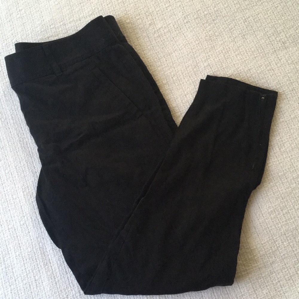 Loft cropped pants w/ zippered ankle